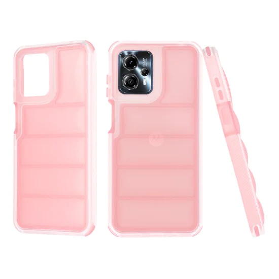 Калъф за Motorola Moto Moto G13 / G23 / G53 - Wave Shield - Розов