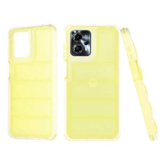 Калъф за Motorola Moto Moto G13 / G23 / G53 - Wave Shield - Жълт