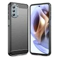 Калъф за Motorola Moto Moto G31 4G / Moto G41 4G - Carbon Silicone - Черен