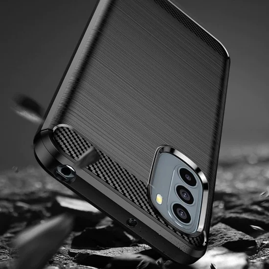 Калъф за Motorola Moto Moto G31 4G / Moto G41 4G - Carbon Silicone - Черен