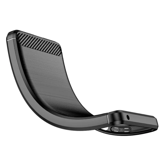 Калъф за Motorola Moto Moto G31 4G / Moto G41 4G - Carbon Silicone - Черен
