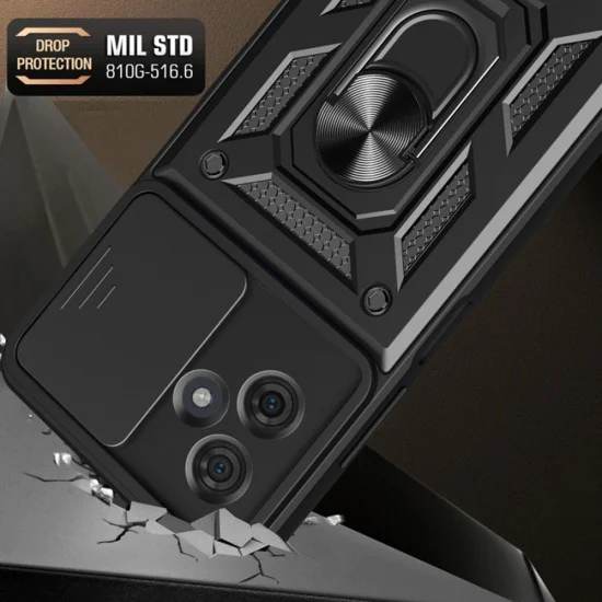 Калъф за Motorola Moto Moto G54 Power Edition / G64 - CamShield Series - черен