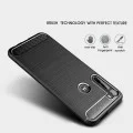Калъф за Motorola One Fusion Plus - Carbon Silicone - Черен