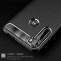 Калъф за Motorola One Fusion Plus - Carbon Silicone - Черен