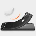 Калъф за Motorola One Fusion Plus - Carbon Silicone - Черен
