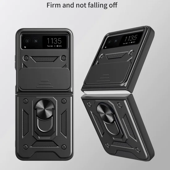 Калъф за Motorola Razr 40 - CamShield Series - черен