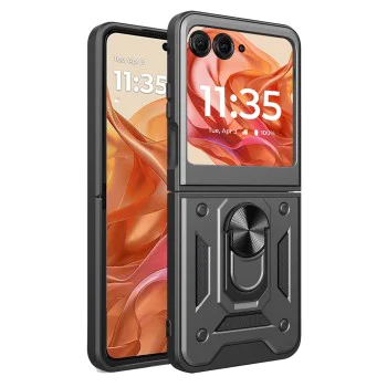 Калъф за Motorola Razr 50 - CamShield Series - черен