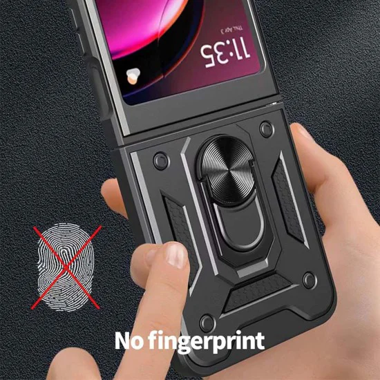 Калъф за Motorola Razr 50 Ultra - CamShield Series - черен