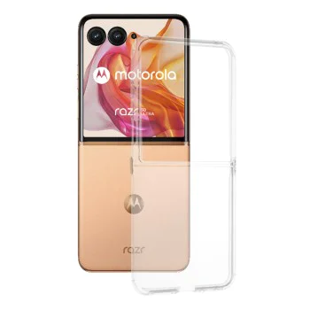 Калъф за Motorola Razr 50 Ultra - Прозрачен силикон - Прозрачен