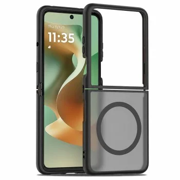 Калъф за Motorola Razr 60 / Razr 70 - PureFrost MagSafe - Techsuit - Черен (Frosted Black)