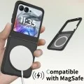 Калъф за Motorola Razr 60 / Razr 70 - PureFrost MagSafe - Techsuit - Черен (Frosted Black)
