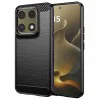 Калъф за Motorola Signature - Carbon Silicone - Techsuit - Черен