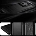 Калъф за Motorola Signature - Carbon Silicone - Techsuit - Черен