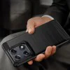 Калъф за Motorola Signature - Carbon Silicone - Techsuit - Черен