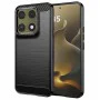 Калъф за Motorola Signature - Carbon Silicone - Techsuit - Черен