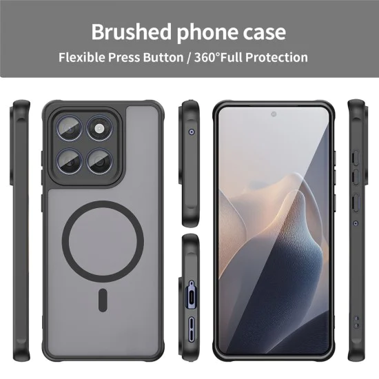 Калъф за Motorola Signature - HaloFrost II MagSafe - Techsuit - Черен