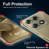 Калъф за Motorola Signature - Shockproof Clear Silicone - Techsuit - Прозрачен