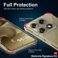 Калъф за Motorola Signature - Shockproof Clear Silicone - Techsuit - Прозрачен