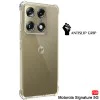 Калъф за Motorola Signature - Shockproof Clear Silicone - Techsuit - Прозрачен