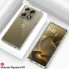 Калъф за Motorola Signature - Shockproof Clear Silicone - Techsuit - Прозрачен