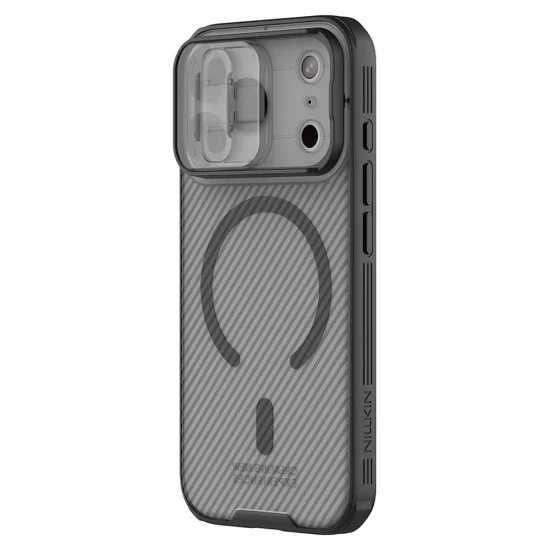Калъф Nillkin CamShield Pro Magnetic - iPhone 18 Pro Max / iPhone 17 Pro Max - Прозрачно черен