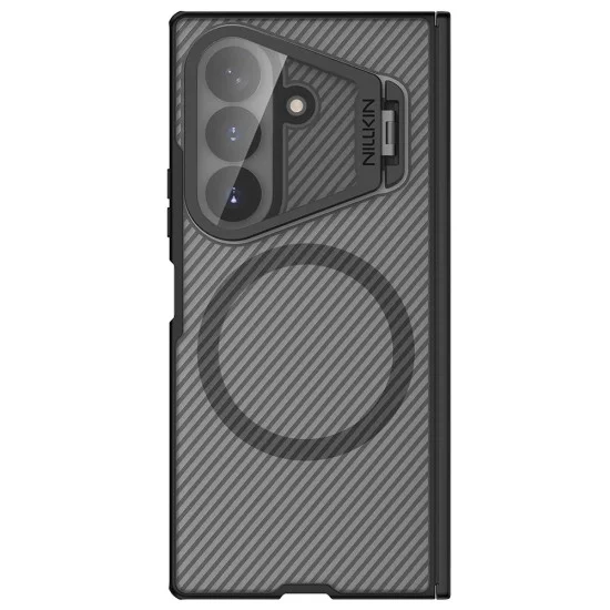 Калъф Nillkin CamShield Pro Magnetic (с прозрачен капак за камерата) - Samsung Galaxy Z Fold8 Ultra - Прозрачно черен