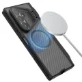 Калъф Nillkin CamShield Pro Magnetic (с прозрачен капак за камерата и S Pen) - Samsung Galaxy Z Fold8 Ultra - Прозрачно черен