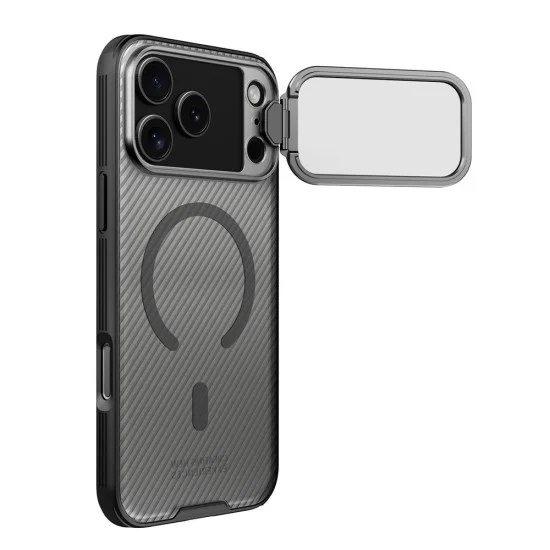 Калъф Nillkin CamShield Prop Magnetic - iPhone 18 Pro Max / iPhone 17 Pro Max - Прозрачно черен