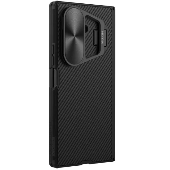 Калъф Nillkin CamShield Prop Magnetic (с метален капак за камерата) - Samsung Galaxy Z Fold7 - Черен