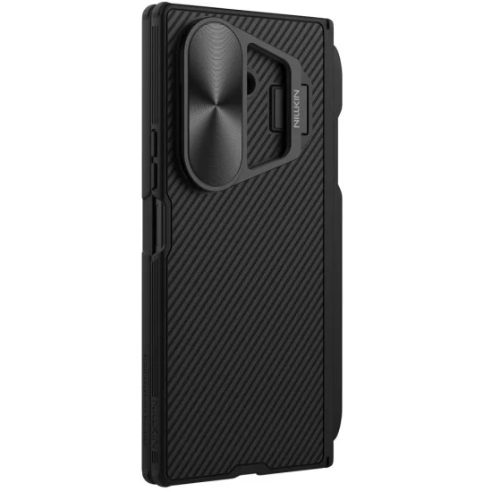 Калъф Nillkin CamShield Prop Magnetic (с метален капак за камерата и S Pen) - Samsung Galaxy Z Fold7 - Черен