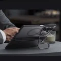 Калъф Nillkin CamShield Prop Magnetic (с прозрачен капак за камерата и S Pen) - Samsung Galaxy Z Fold7 - Прозрачно черен