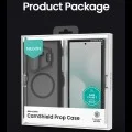 Калъф Nillkin CamShield Prop Magnetic (с прозрачен капак за камерата и S Pen) - Samsung Galaxy Z Fold7 - Прозрачно черен