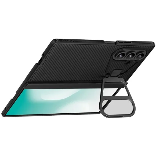 Калъф Nillkin CamShield Prop (с прозрачен капак за камерата) - Samsung Galaxy Z Fold7 - Черен
