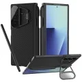 Калъф Nillkin CamShield Prop (с прозрачен капак за камерата и S Pen) - Samsung Galaxy Z Fold7 - Черен