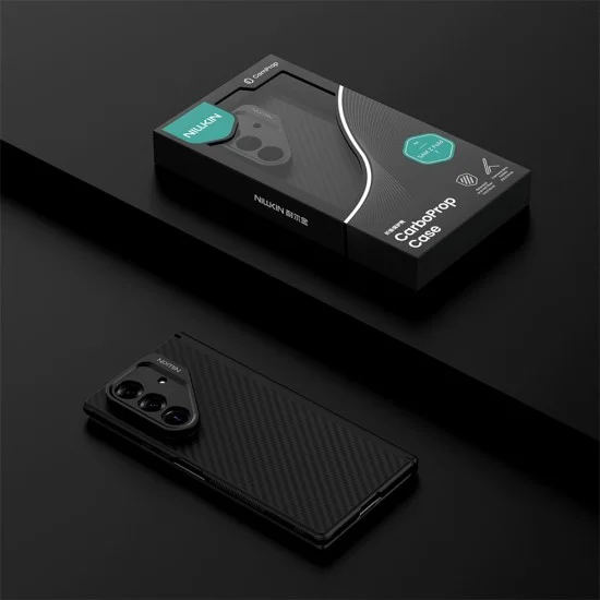 Калъф Nillkin CarboProp Magnetic (с отвор за камерата) - Samsung Galaxy Z Fold7 - Черен