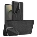 Калъф Nillkin CarboProp Magnetic (с прозрачно черен капак за камерата) - Samsung Galaxy S25 Ultra - Черен