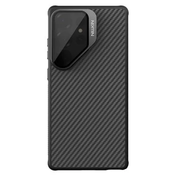Калъф Nillkin CarboProp Magnetic (с прозрачно черен капак за камерата) - Samsung Galaxy S25 Ultra - Черен