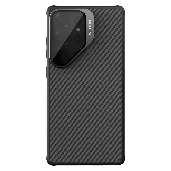 Калъф Nillkin CarboProp Magnetic (с прозрачно черен капак за камерата) - Samsung Galaxy S25 Ultra - Черен