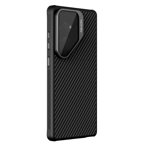 Калъф Nillkin CarboProp Magnetic (с прозрачно черен капак за камерата) - Samsung Galaxy S25 Ultra - Черен