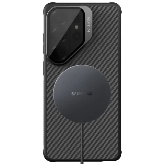 Калъф Nillkin CarboProp Magnetic (с прозрачно черен капак за камерата) - Samsung Galaxy S26 Ultra - Черен