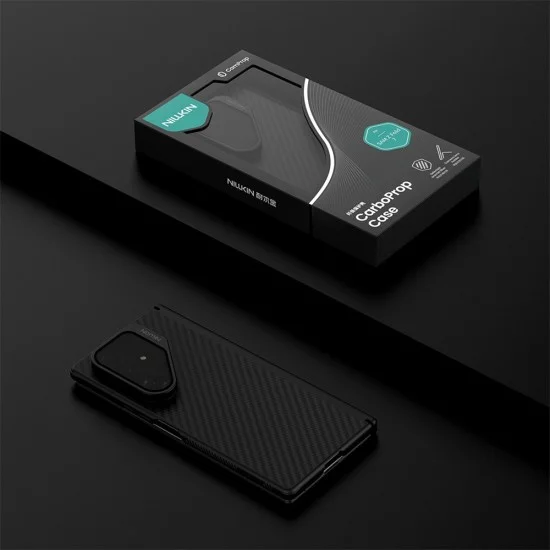 Калъф Nillkin CarboProp Magnetic (с прозрачно черен капак за камерата) - Samsung Galaxy Z Fold7 - Черен