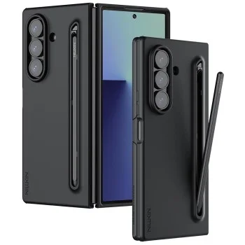 Калъф Nillkin Flex Pure Fold със стилус - Samsung Galaxy Z Fold7 - Черен