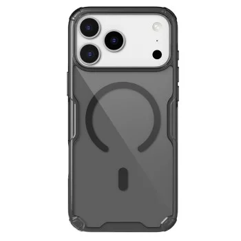 Калъф Nillkin Nature TPU Pro MagSafe - iPhone 18 Pro Max / iPhone 17 Pro Max - Прозрачно черен