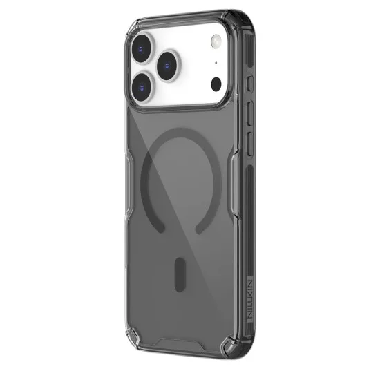 Калъф Nillkin Nature TPU Pro MagSafe - iPhone 18 Pro Max / iPhone 17 Pro Max - Прозрачно черен