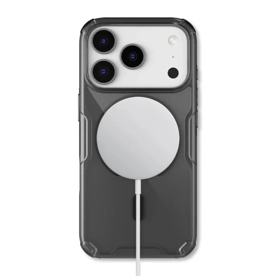 Калъф Nillkin Nature TPU Pro MagSafe - iPhone 18 Pro / iPhone 17 Pro - Прозрачно черен