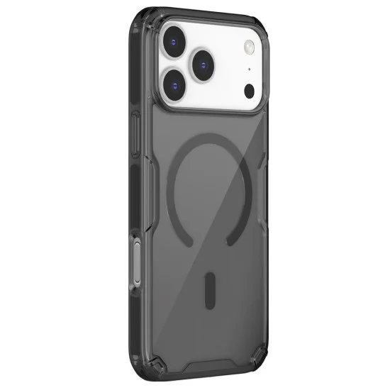 Калъф Nillkin Nature TPU Pro MagSafe - iPhone 18 Pro / iPhone 17 Pro - Прозрачно черен