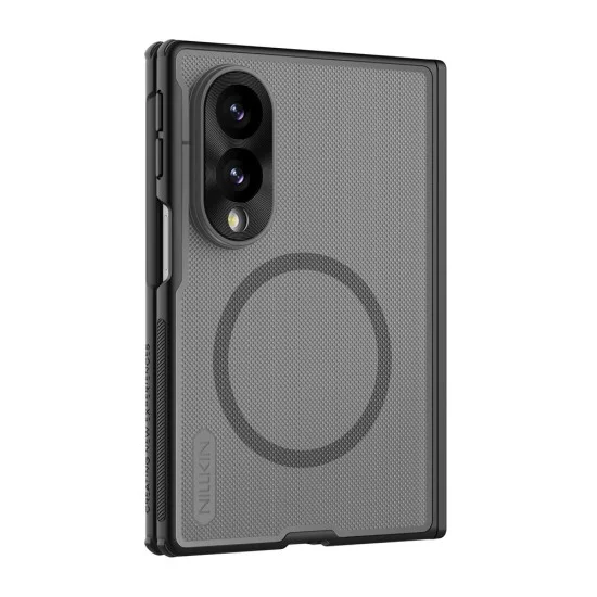 Калъф Nillkin Super Frosted Shield Fold Magnetic - Samsung Galaxy Z Fold8 - Прозрачно черен