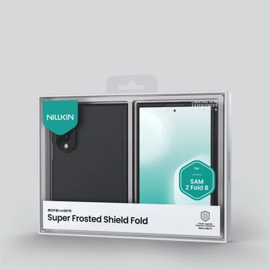 Калъф Nillkin Super Frosted Shield Fold Magnetic - Samsung Galaxy Z Fold8 - Прозрачно черен