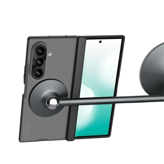 Калъф Nillkin Super Frosted Shield Fold Magnetic - Samsung Galaxy Z Fold8 Ultra - Прозрачно черен