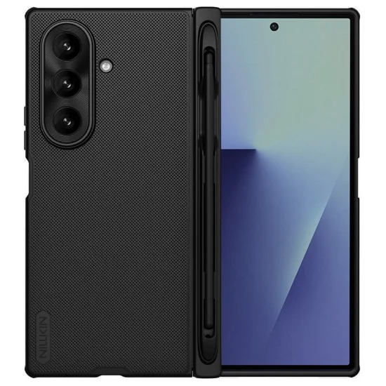 Калъф Nillkin Super Frosted Shield Fold Magnetic с държач за писалка - Samsung Galaxy Z Fold7 - Черен